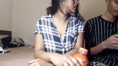 Two indian brown ladki threesome sex mascular